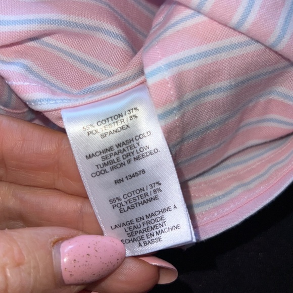 Vineyard vines kids boys stripes shirt size 7 - Picture 5 of 6